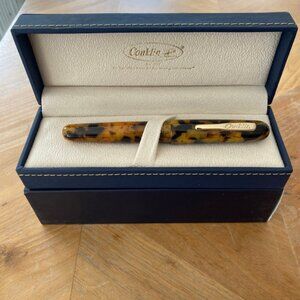 Conklin All American Fountain Pen in Tortoiseshell Medium Nib
